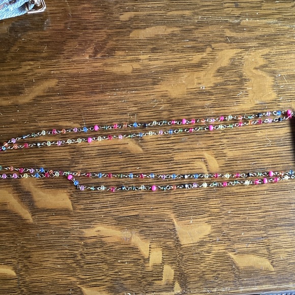ROAM Multicolor Beaded Necklace with Cross Charm - Picture 4 of 5